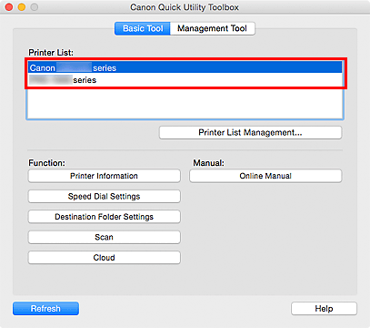 Abbildung: Registerkarte "Basistool"