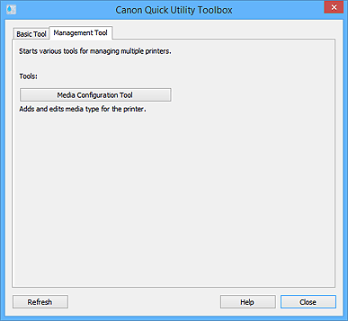 obrázek: Karta Nástroj pro správu