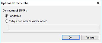 figure : boîte de dialogue Options de recherche
