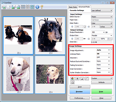slika: kartica za izpopolnjeni način