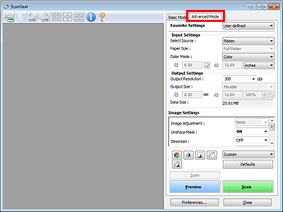 slika: kartica za izpopolnjeni način
