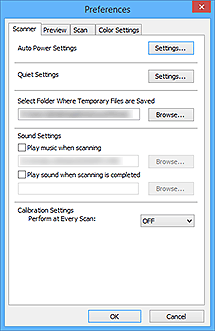 figur: Dialogboksen Indstillinger