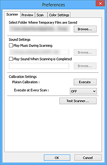 figure: Preferences Dialog Box