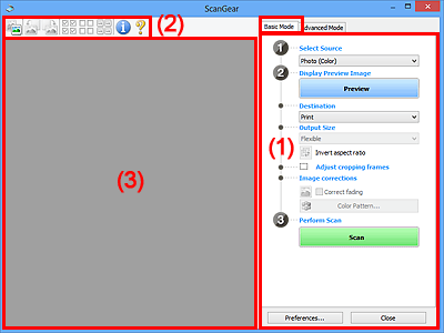 figure: Basic Mode tab