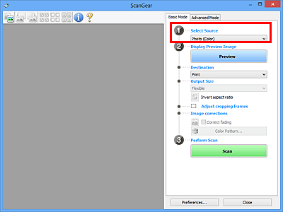 figure: Basic Mode tab