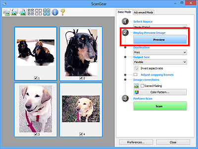 figure: Basic Mode tab