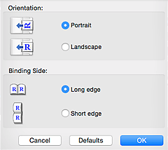 obrázek: dialogové okno Nastavení orientace při skenování dokumentu