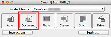 Abbildung: IJ Scan Utility