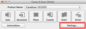 afbeelding: IJ Scan Utility