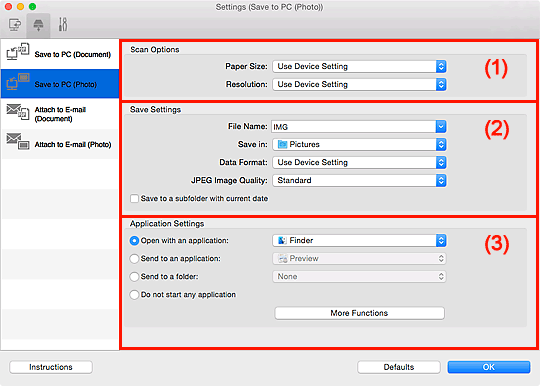 kuva: Asetukset-valintaikkuna