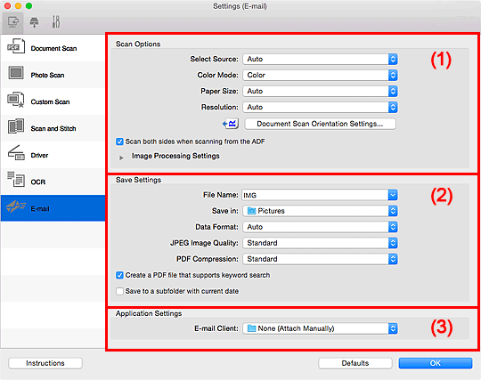 kuva: Asetukset-valintaikkuna