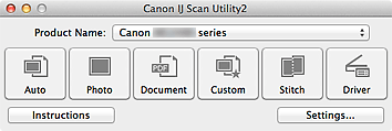 rysunek: Program IJ Scan Utility