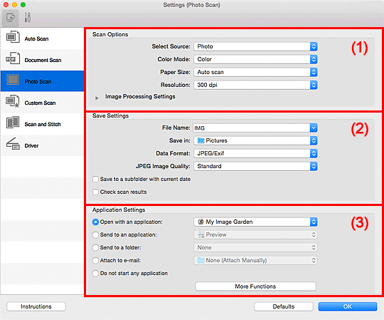 figur: Dialogrutan Inställningar
