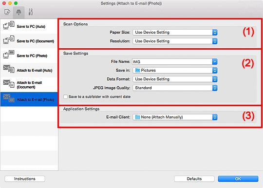 figur: Dialogboksen Indstillinger