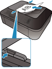rysunek: Umieszczanie dokumentów w automatycznym podajniku dokumentów (ADF)