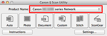 delete canon ij network scanner selector mac el capitan