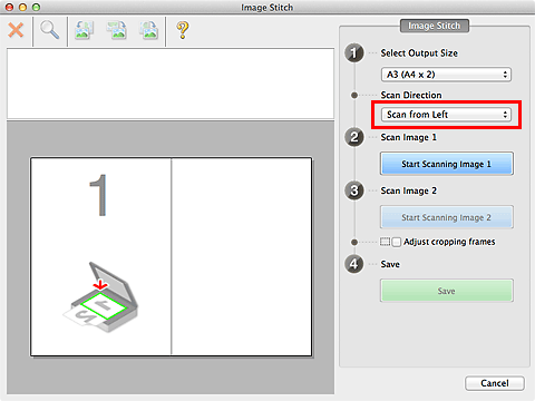 рисунок: Окно &laquo;Совмещение изображений&raquo;