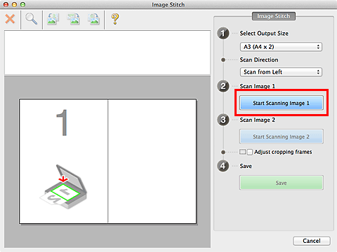 рисунок: Окно &laquo;Совмещение изображений&raquo;