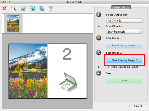 рисунок: Окно &laquo;Совмещение изображений&raquo;
