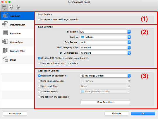 Imagen: cuadro de diálogo Configuración