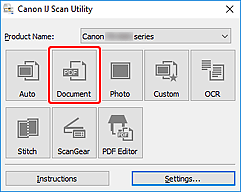 şekil: IJ Scan Utility