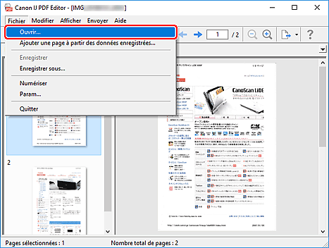 figure : Éditeur PDF IJ