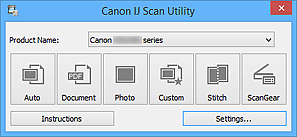 afbeelding: IJ Scan Utility