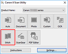 şekil: IJ Scan Utility