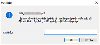 hình: Hộp thoại Mật khẩu