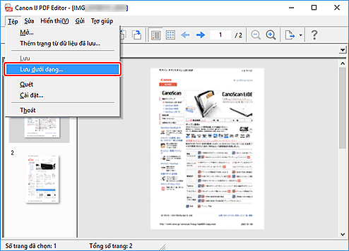 hình: IJ PDF Editor