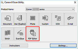 Abbildung: IJ Scan Utility