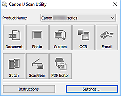 figure: IJ Scan Utility