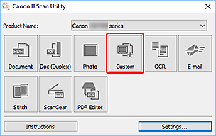 şekil: IJ Scan Utility