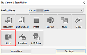 şekil: IJ Scan Utility