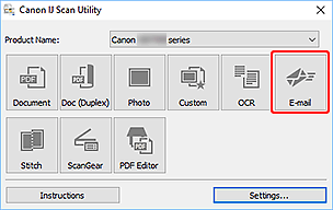 şekil: IJ Scan Utility