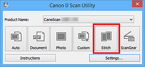 Ábra: Az IJ Scan Utility elindítása