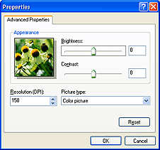 figure: Properties dialog box