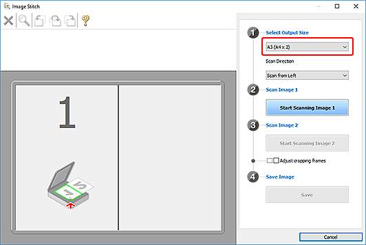 Abbildung: Fenster Bild zusammenfügen