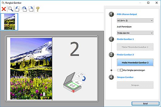 gambar: Jendela Rangkai Gambar