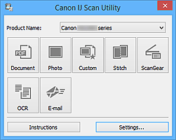 Lav vej forberede forhistorisk Canon : MAXIFY Manuals : MB2100 series : What Is IJ Scan Utility (Scanner  Software)?