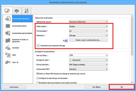 Canon : Manuels MAXIFY : MB2100 series : Numérisation de ...