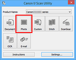 şekil: IJ Scan Utility