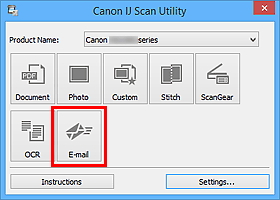 الشكل: IJ Scan Utility