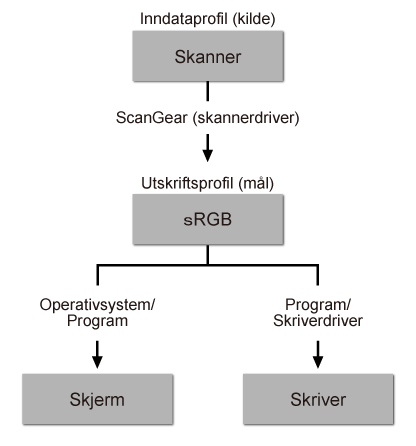 figur: kategorien Fargeinnstillinger