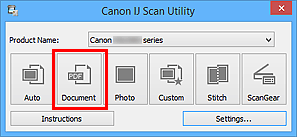 şekil: IJ Scan Utility