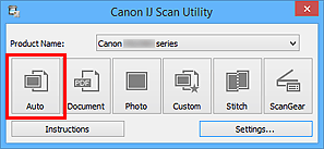 ansøge vase upassende Canon : PIXMA-vejledninger : MG3600 series : Let scanning med Scan  automatisk