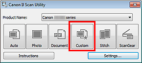 rysunek: Program IJ Scan Utility