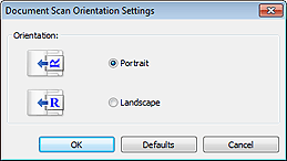 rysunek: Okno dialogowe Ustaw. orient. skanowania dokumentu