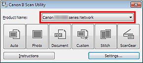 canon scan utility not working