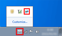 Imagen: icono de la barra de tareas